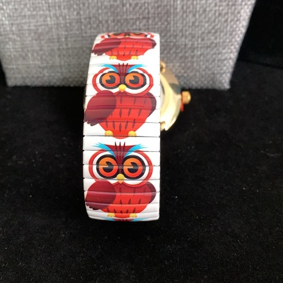 Brand New Owl Watch with Stainless Steel Back, Japan Movement‎ & Stretch Band main image 4